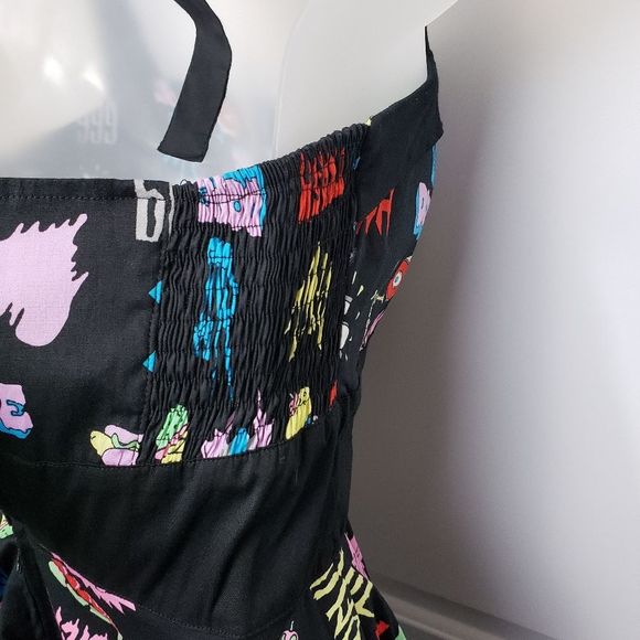 Hell Bunny Evil Horror Girl Dress   XS, Small - Picture 6 of 6